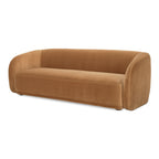 Faye Sofa Tan Faux Mohair