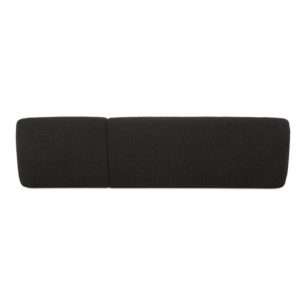 Faye Right Sectional Black Boucle