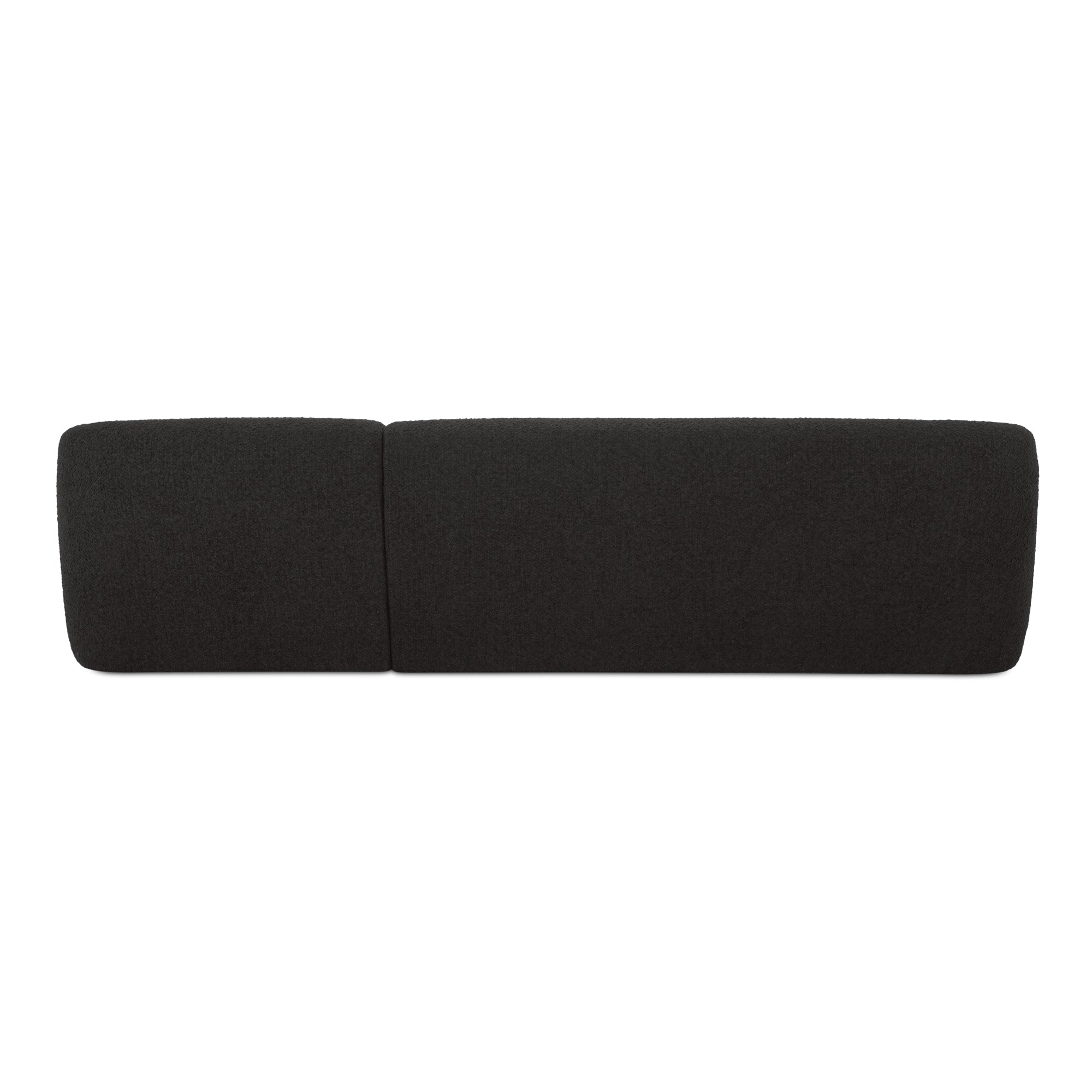 Faye Right Sectional Black Boucle