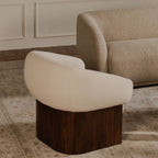 Otto Accent Chair Flecked Cream