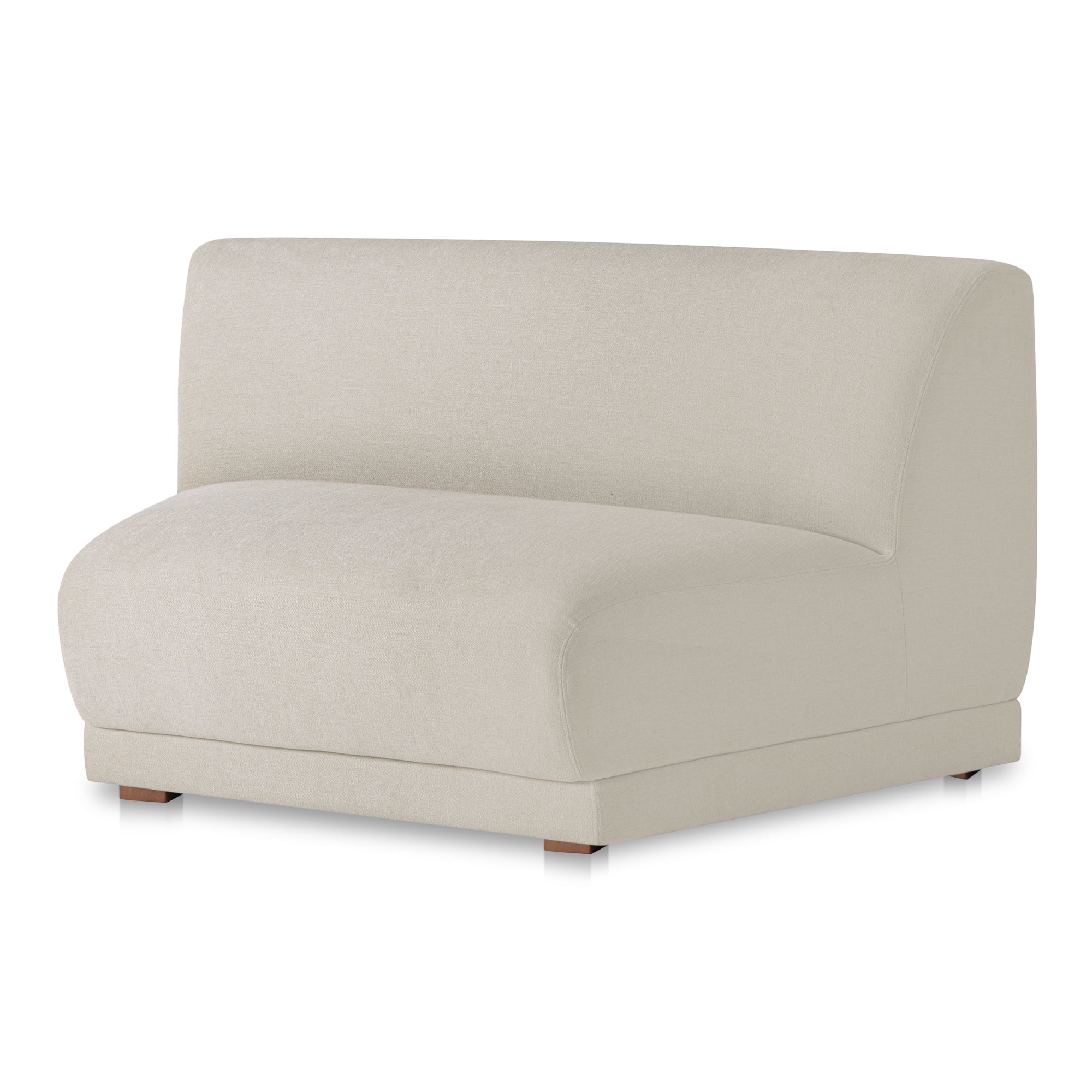 Fraser Wedge Slipper Chair Off White