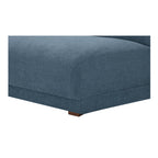 Fraser Wedge Slipper Chair Deep Blue