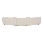Fraser 3 Piece Modular Sectional with Slipper White