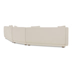 Fraser 3 Piece Modular Sectional with Slipper White