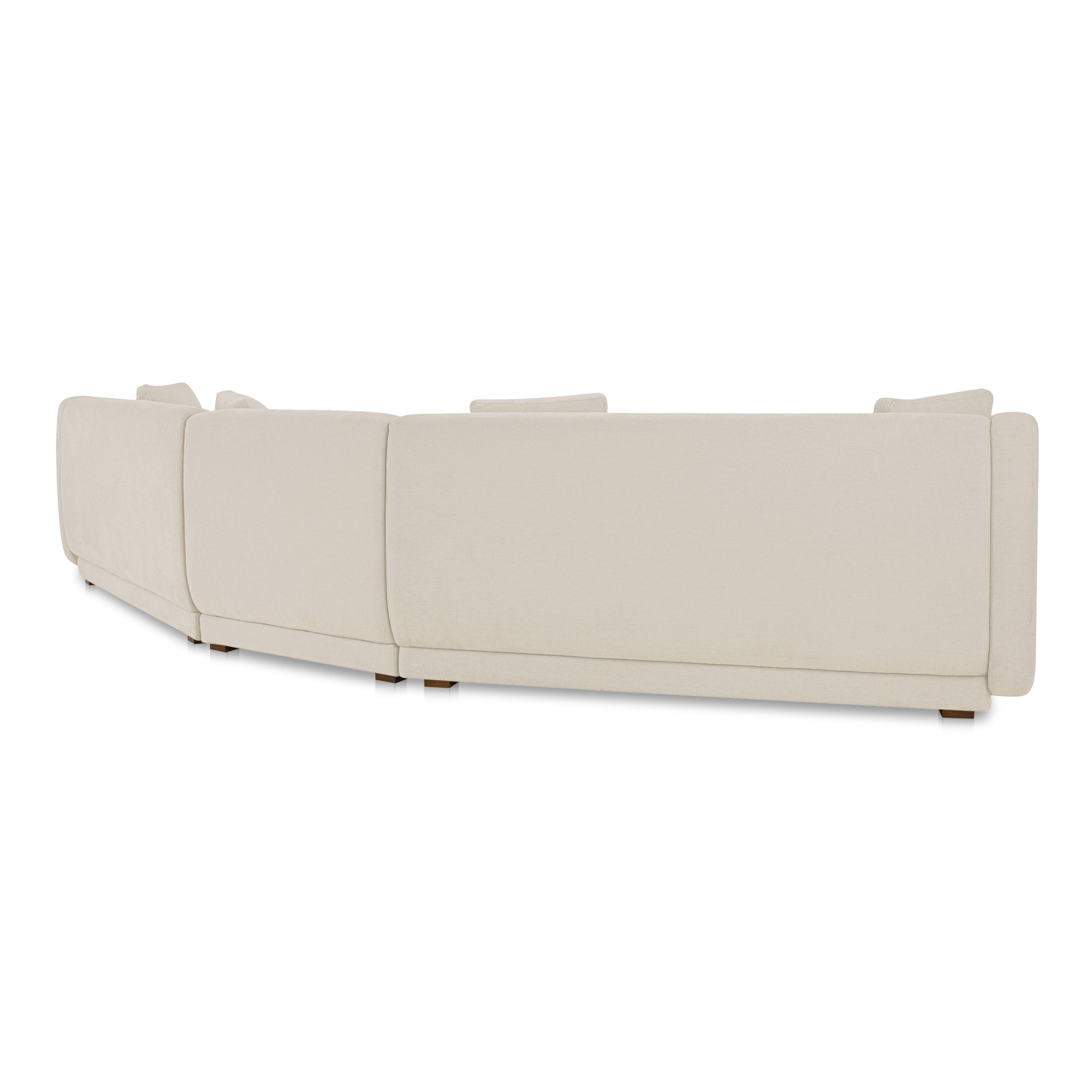 Fraser 3 Piece Modular Sectional with Slipper White