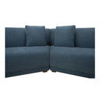Fraser 3 Piece Modular Sectional with Slipper Deep Blue