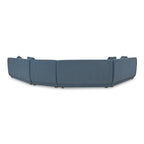 Fraser 4 Piece Modular Sectional Deep Blue
