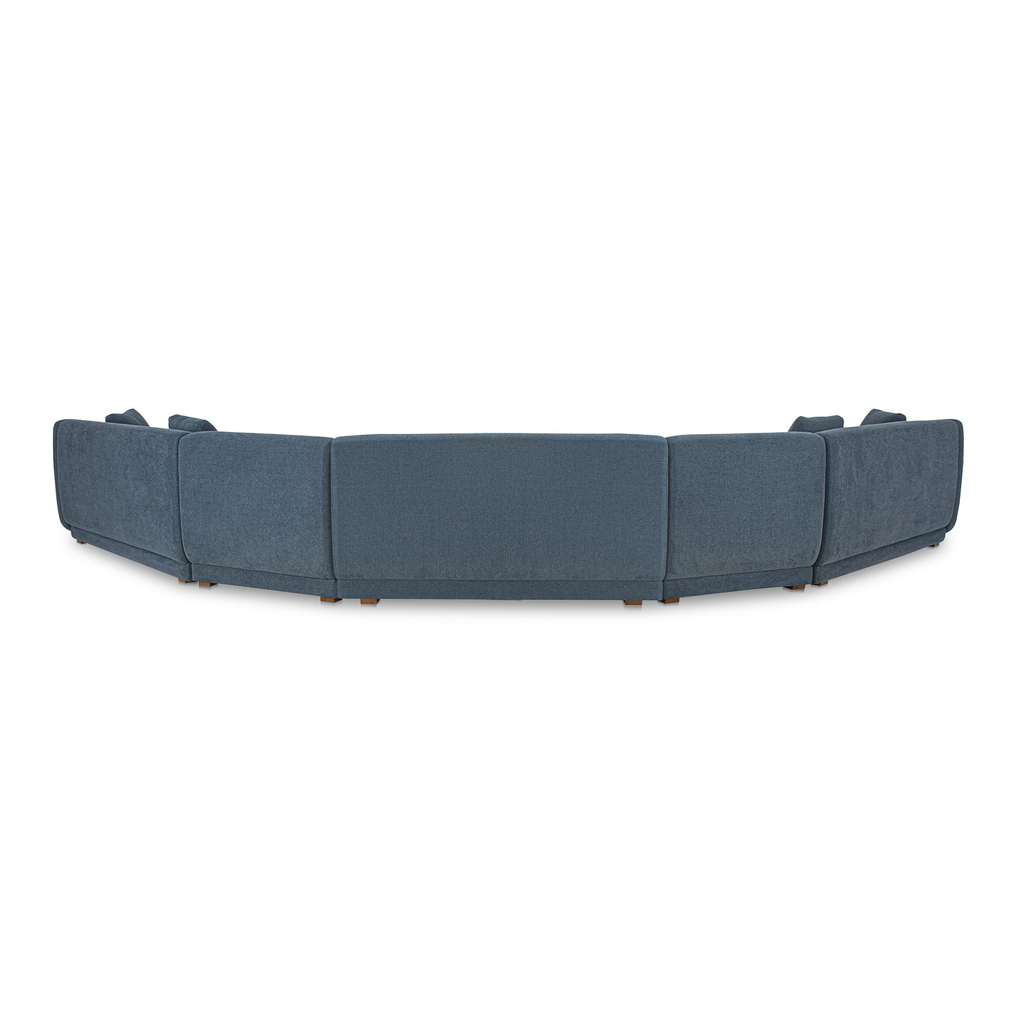 Fraser 5 Piece Modular Sectional Deep Blue
