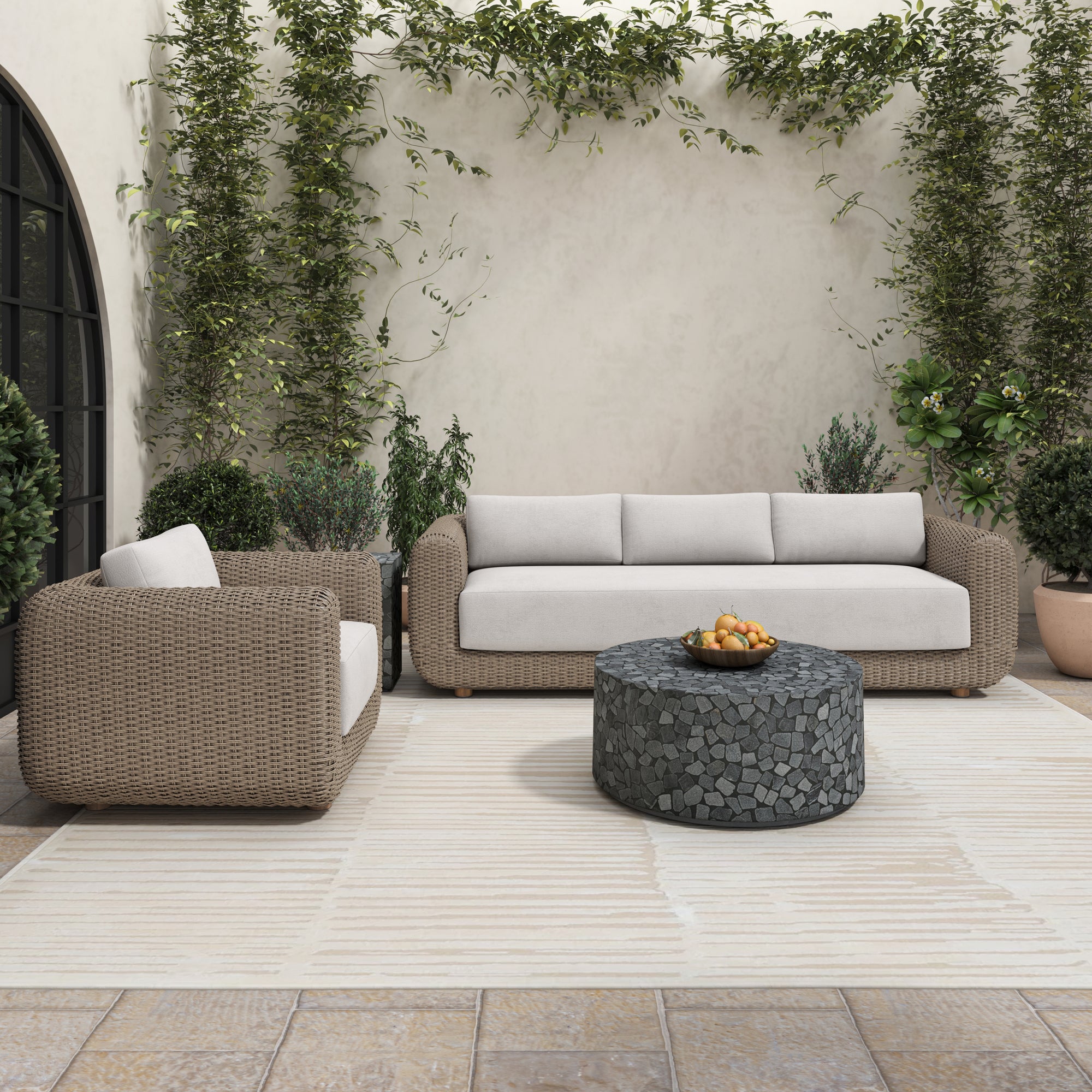 Soma Outdoor Accent Chair Natural