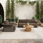 Meredith Outdoor Accent Chair Brown