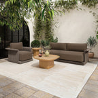 Meredith Outdoor Sofa Brown