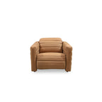 Juno Power Recliner Chair Tan Leather