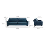 Paris Sofa Blue