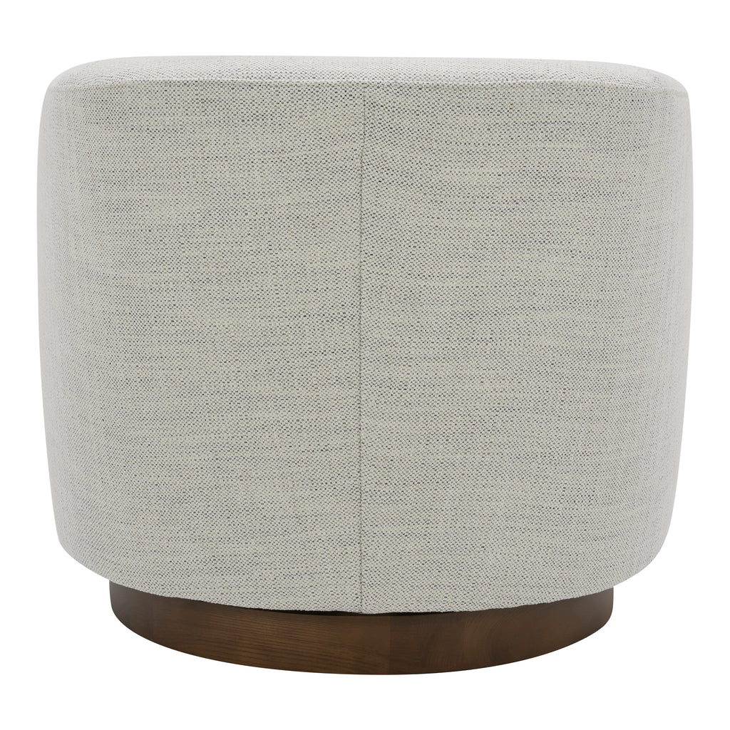 Oscy Swivel Chair Splashed White