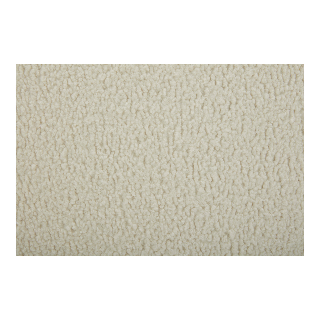 Oscy Swivel Chair Vegan Shearling White