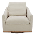 Linden Swivel Chair Soft Beige