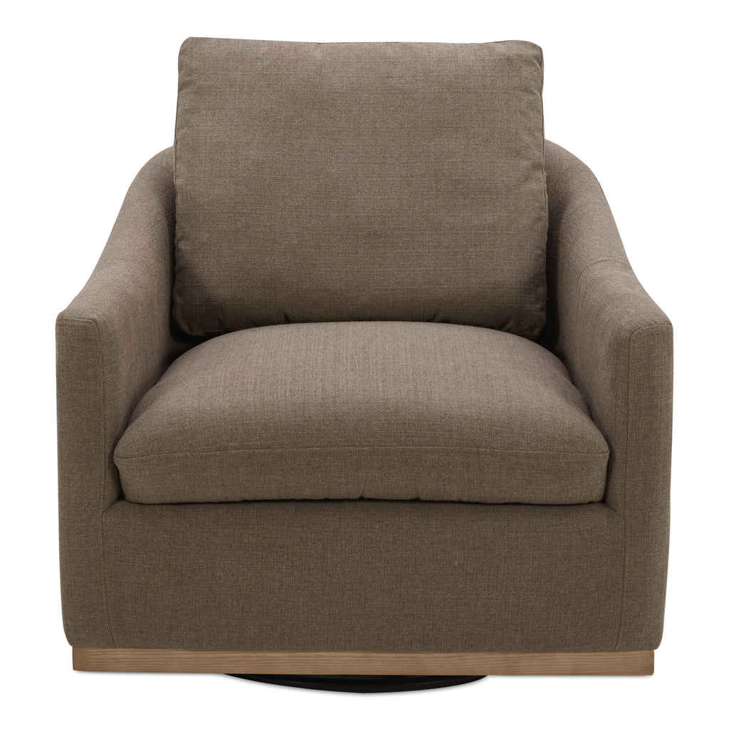 Linden Swivel Chair Soft Taupe