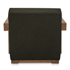 Garnet Lounge Chair Olive Wool Blend
