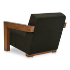Garnet Lounge Chair Olive Wool Blend