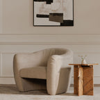 Domino Accent Chair Beige