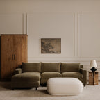 Marion Square Ottoman White