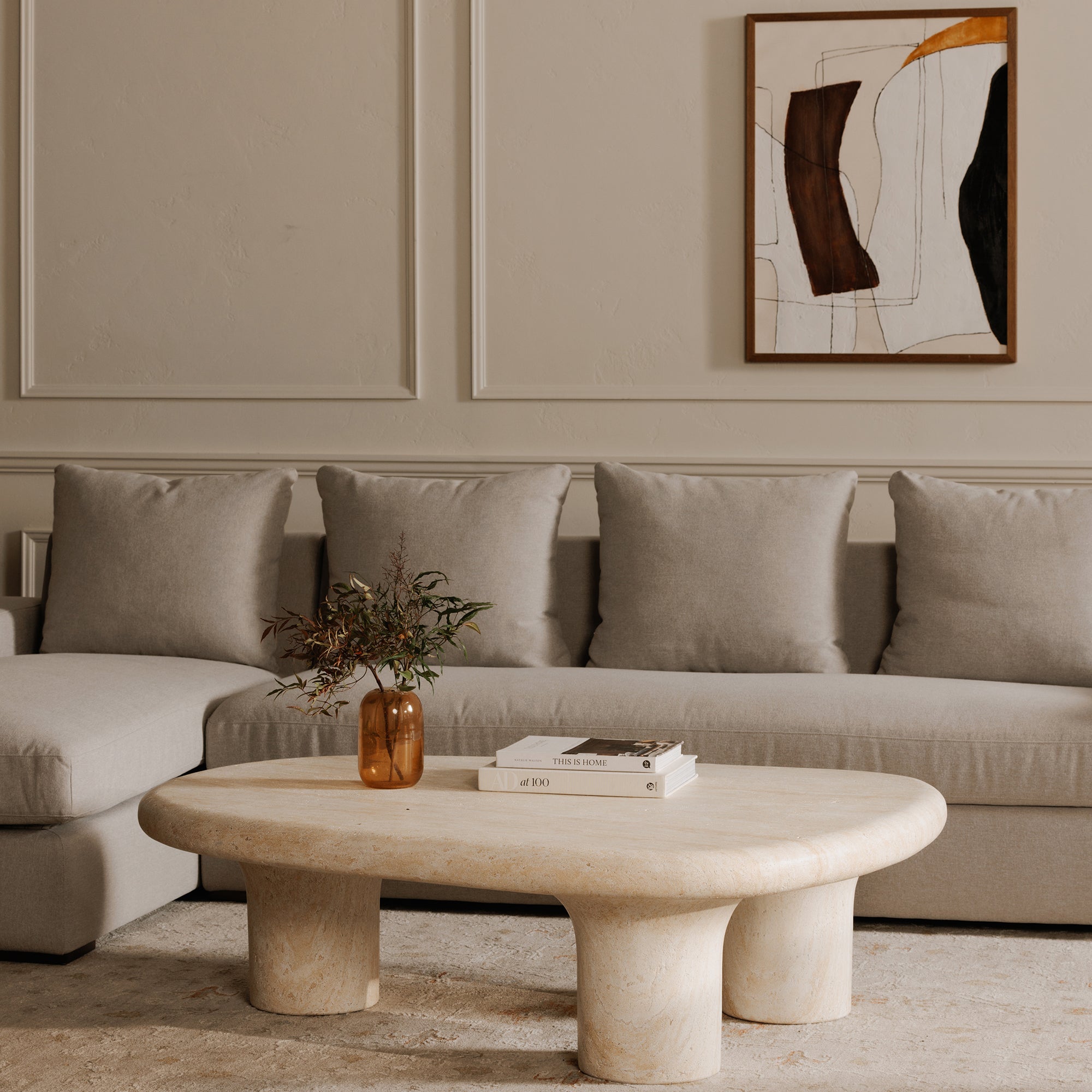 Thomas Left Sectional Grey