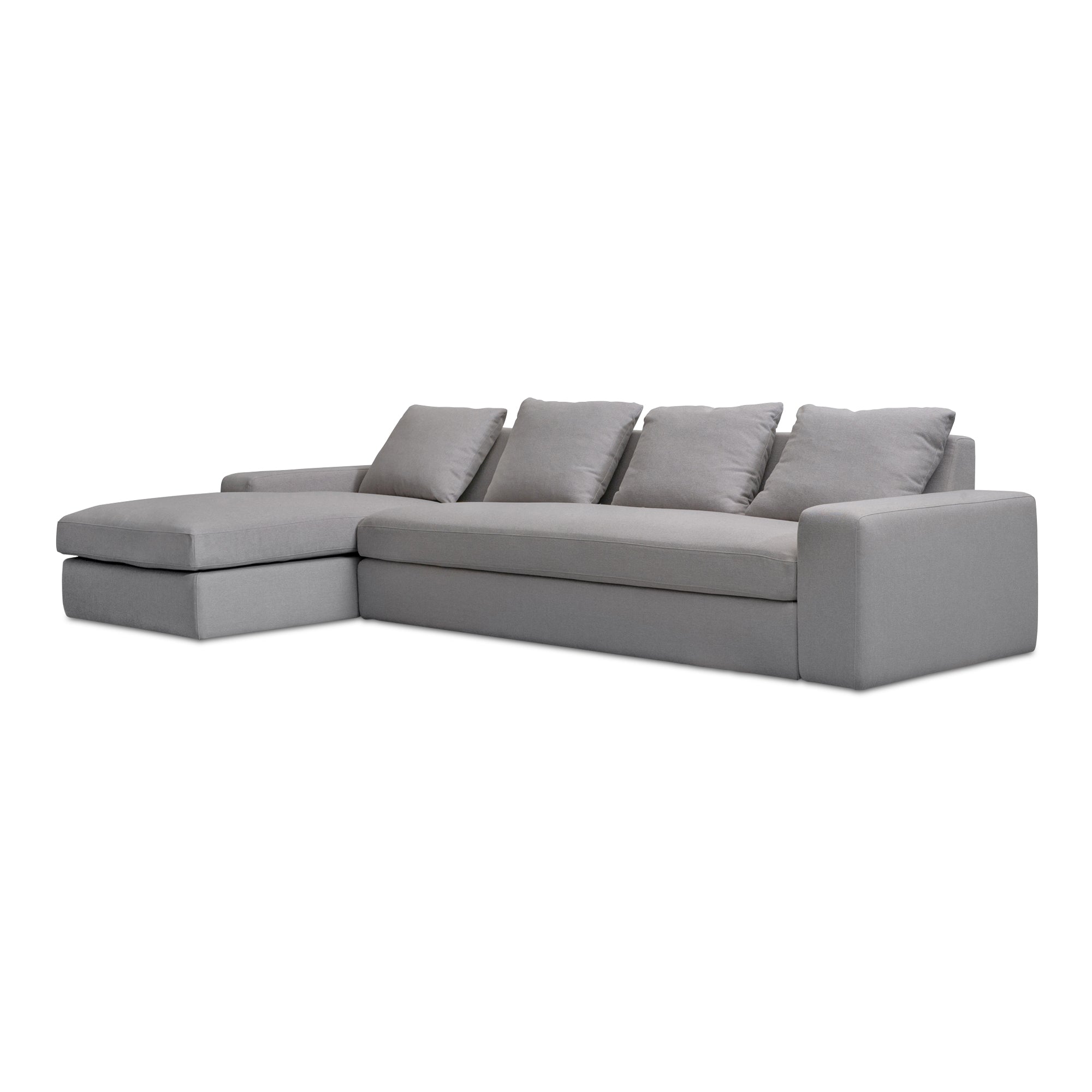 Thomas Left Sectional Grey