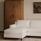 Hutton Right Sectional White