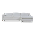 Hutton Right Sectional White