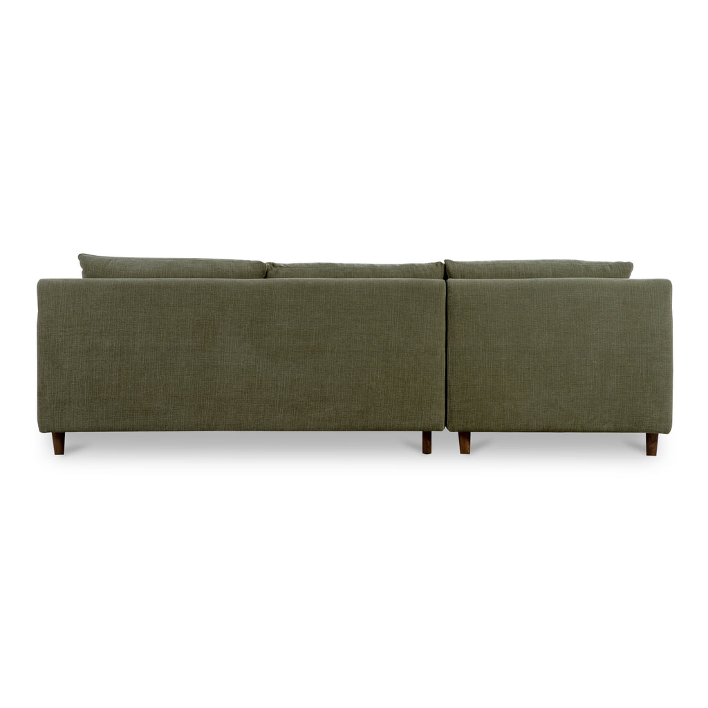Hutton Left Sectional Olive