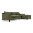 Hutton Right Sectional Olive