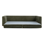 Rue Sleeper Sofa Deep Green