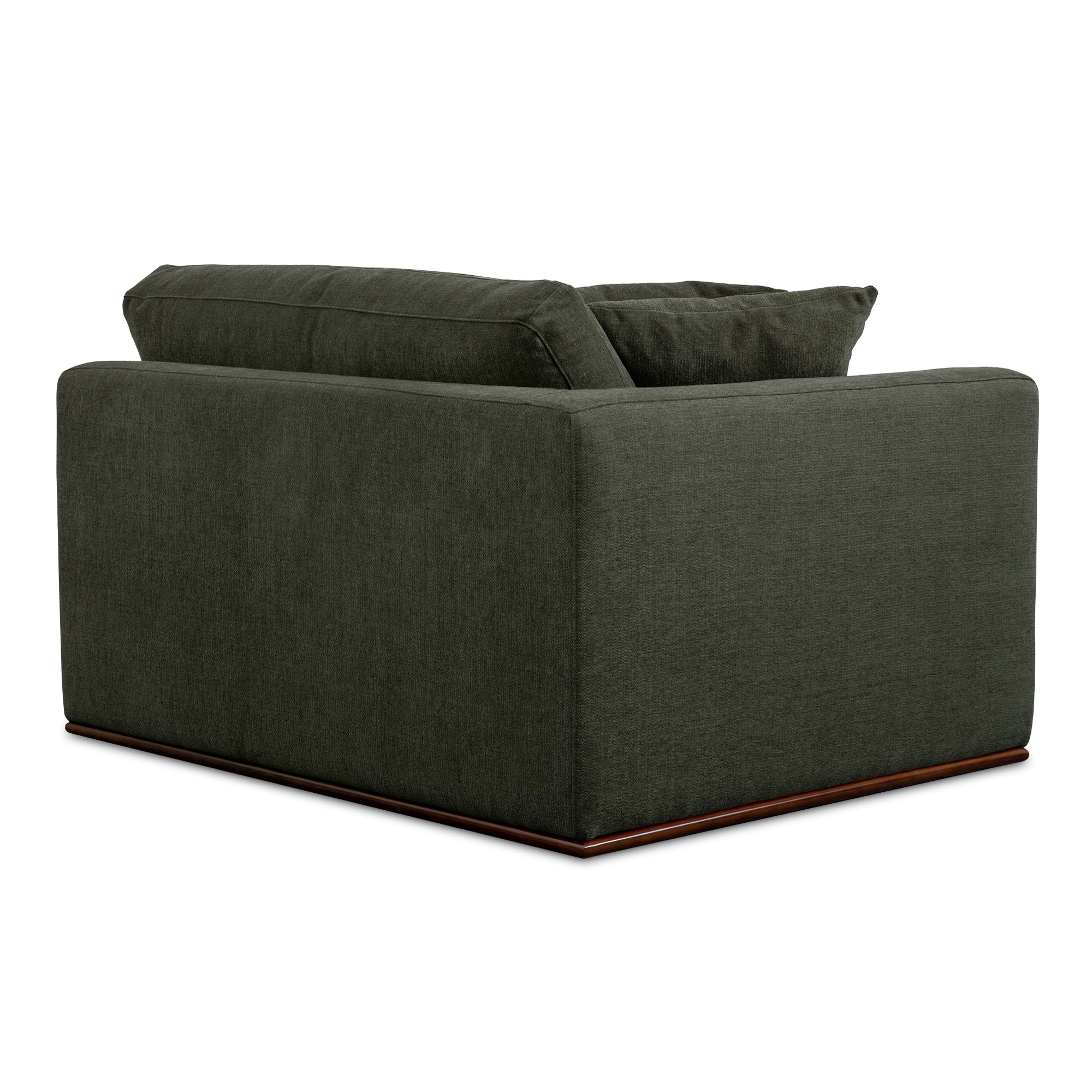Rue Left Arm Facing Chair Deep Green