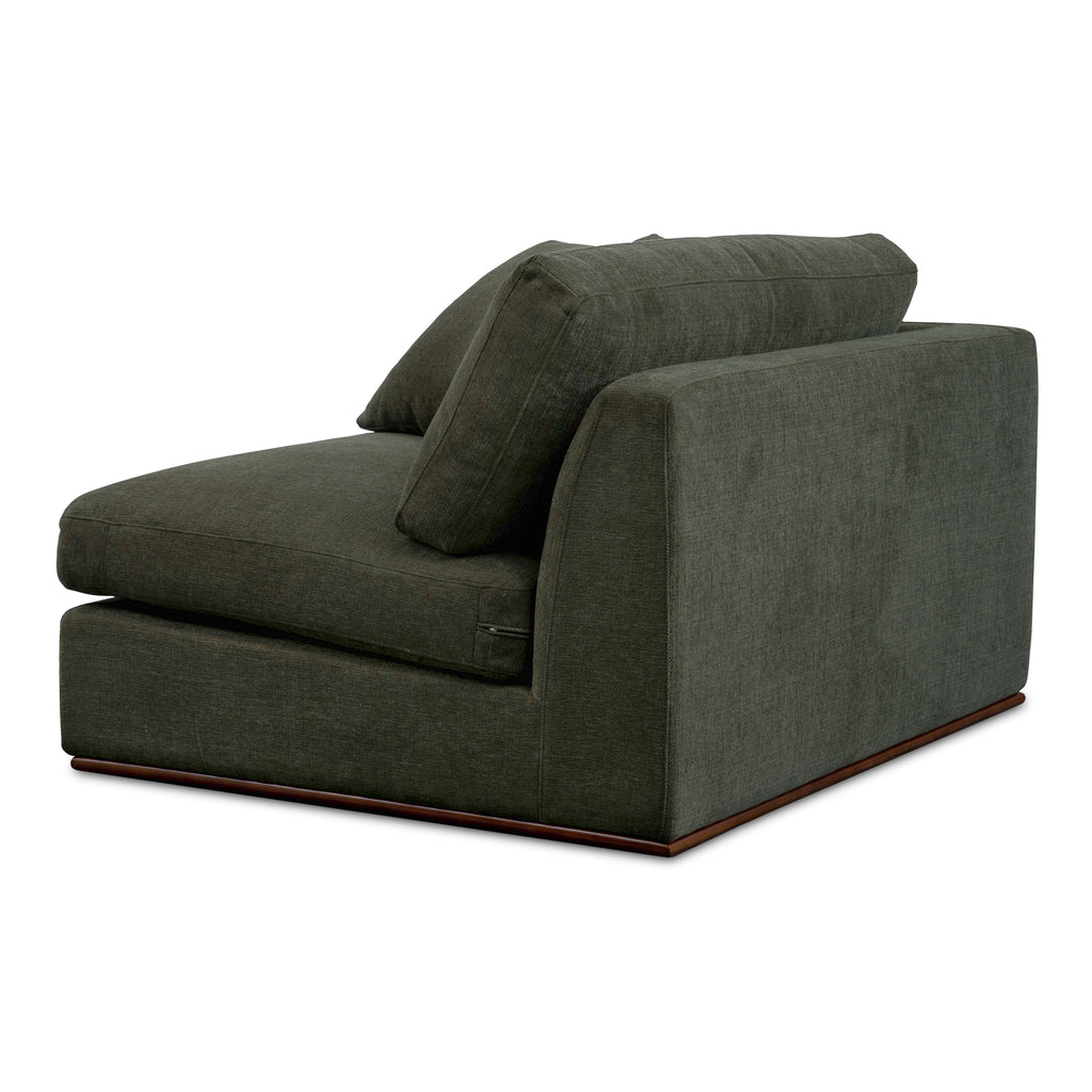 Rue Left Arm Facing Chair Deep Green