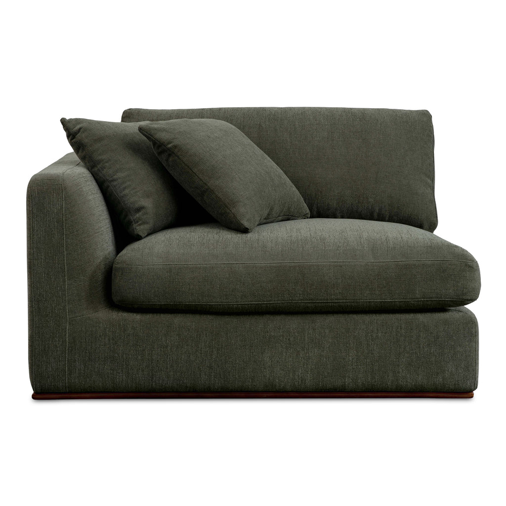 Rue Left Arm Facing Chair Deep Green