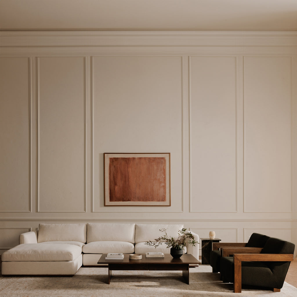 Rue Right Arm Facing Chair Off White