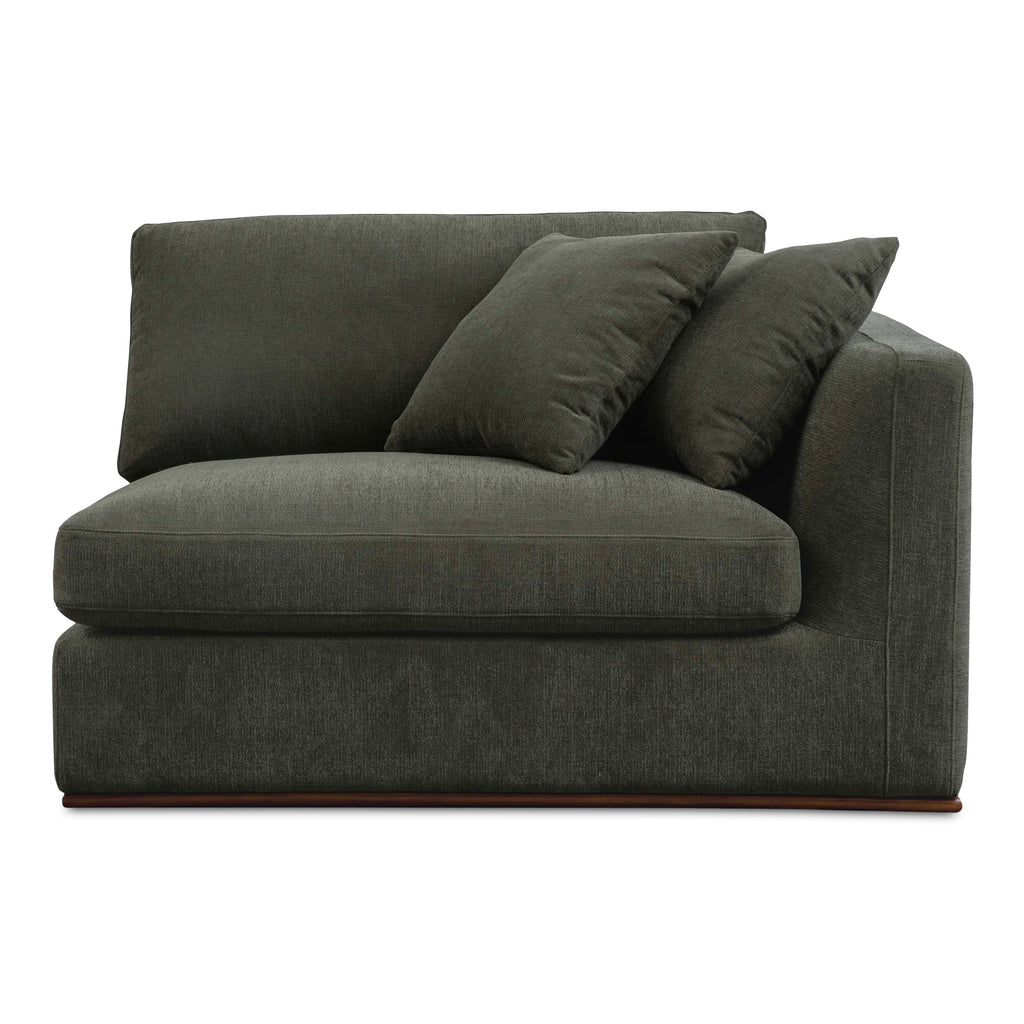 Rue Right Arm Facing Chair Deep Green