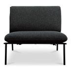 Salma Outdoor Accent Chair Speckled Charcoal