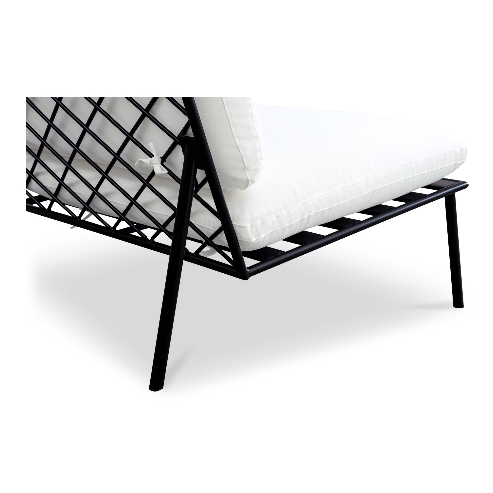 Salma Outdoor Accent Chair White