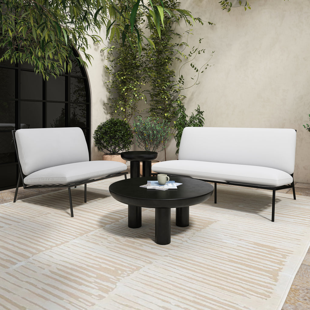 Salma Outdoor Sofa White