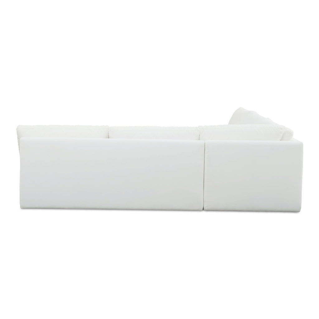 Miles Outdoor Modular 3 Piece White