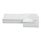 Miles Outdoor Modular 3 Piece White
