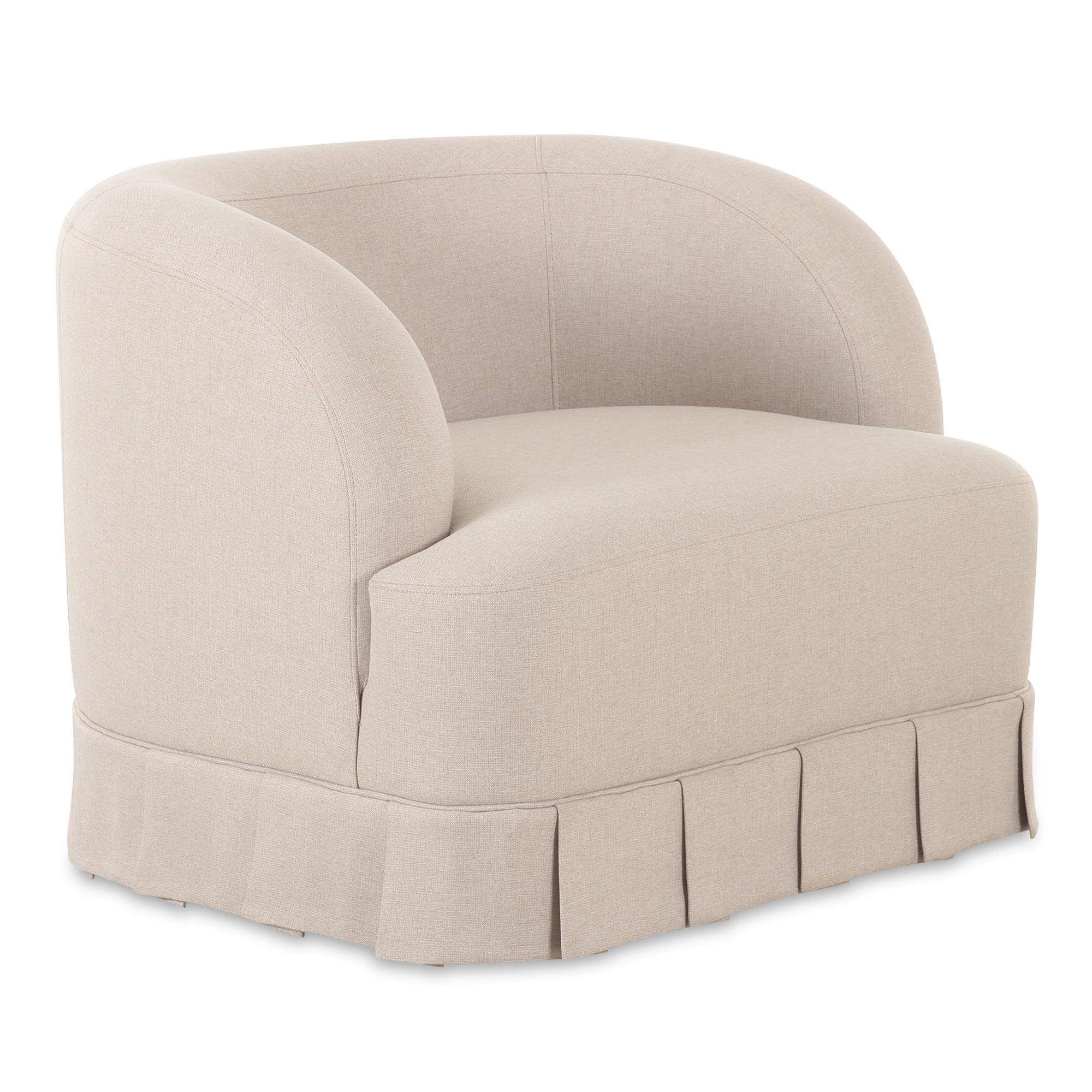 Maren Swivel Chair Beige