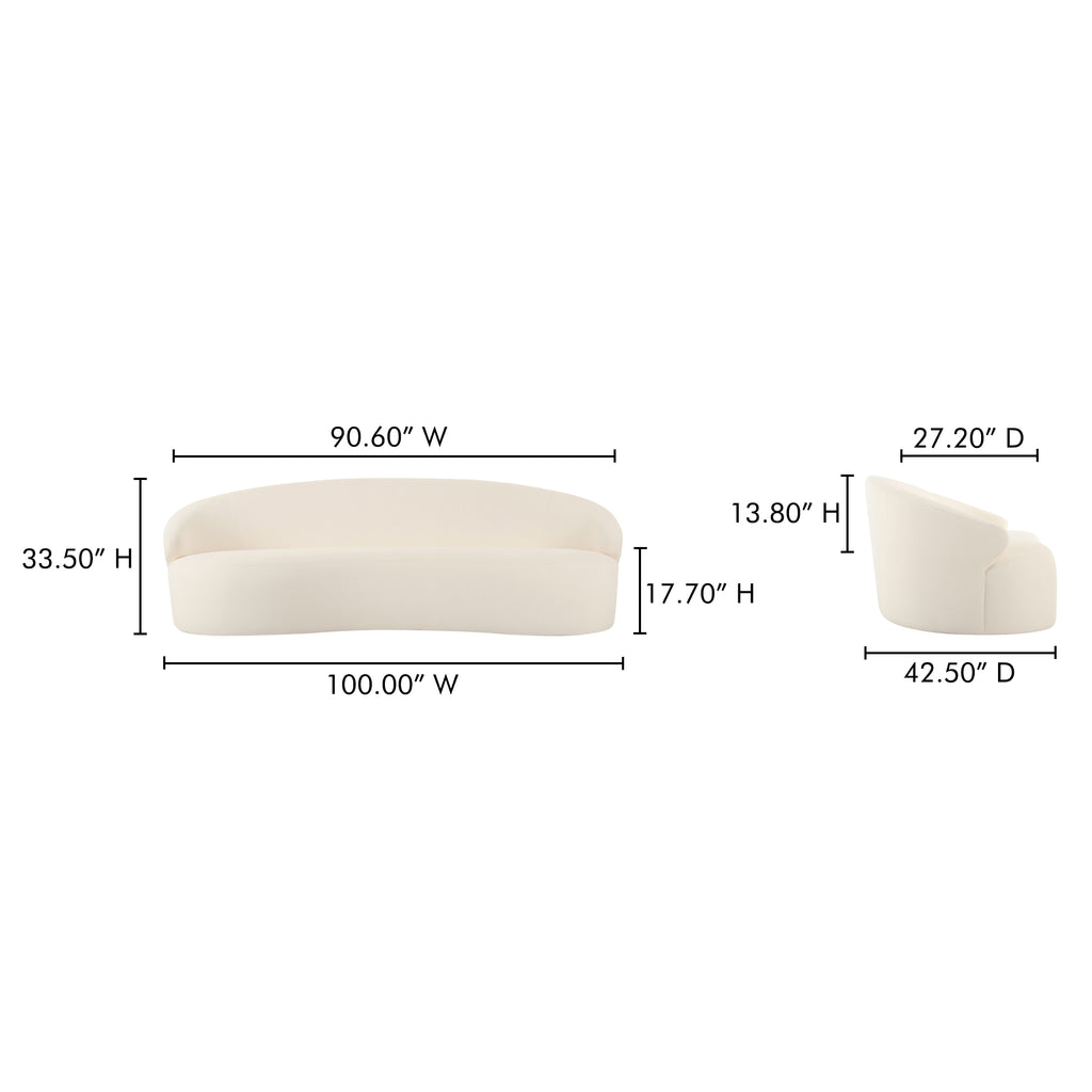 Cove Outdoor Sofa Cream