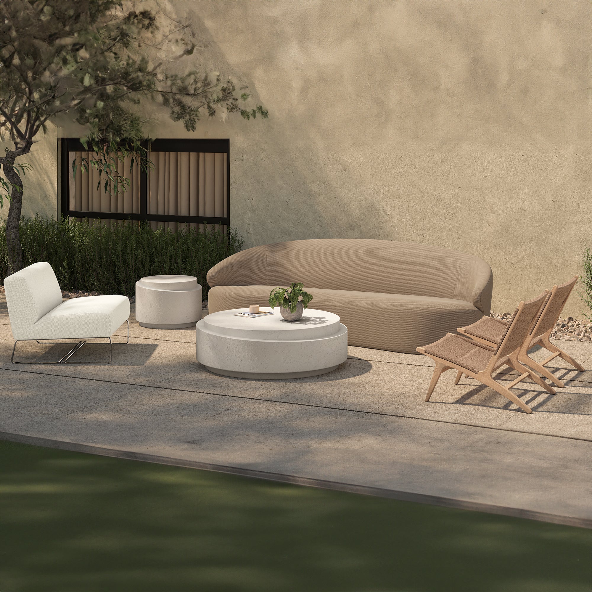 Cove Outdoor Sofa Taupe