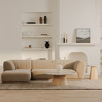 Zandro Left Sectional Beige