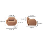 Hazel Lounge Chair Copper