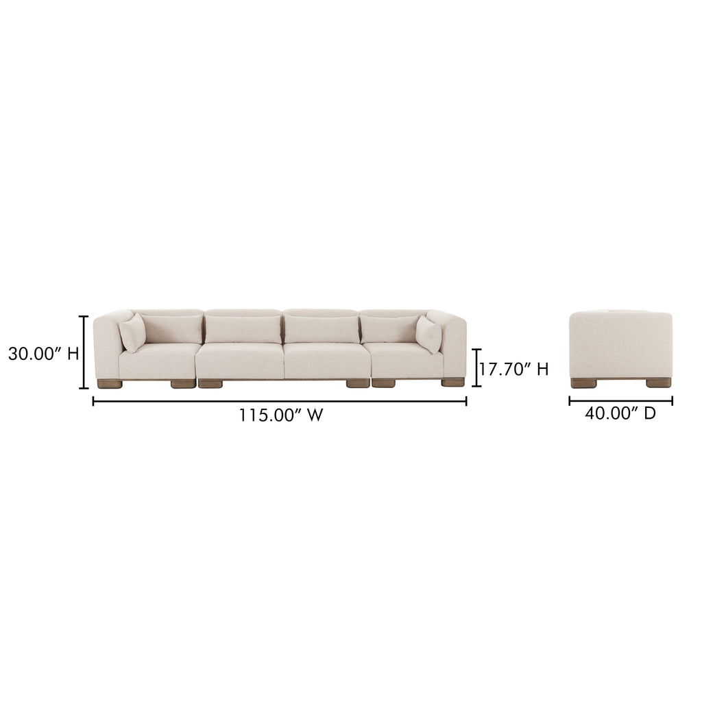 June Modular Sofa Oatmeal