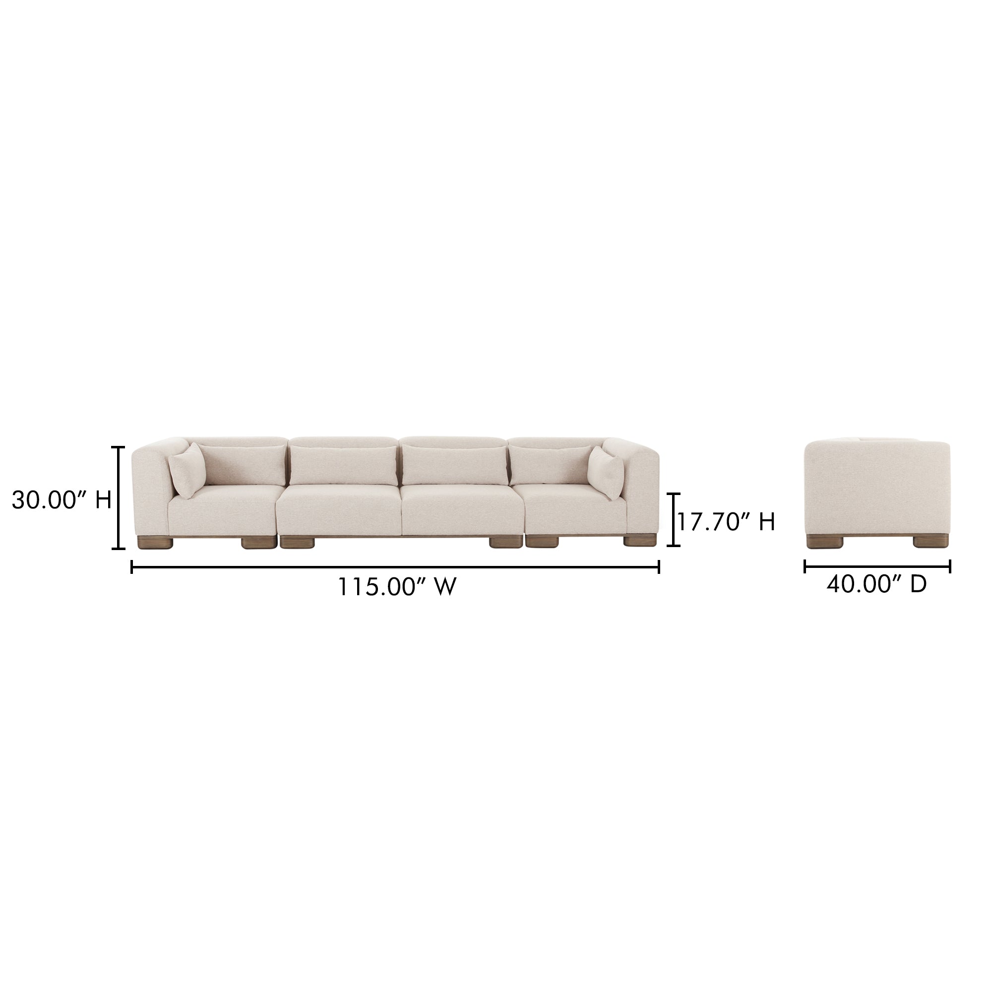 June Modular Sofa Oatmeal