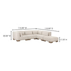 June Dream Modular Sectional Oatmeal